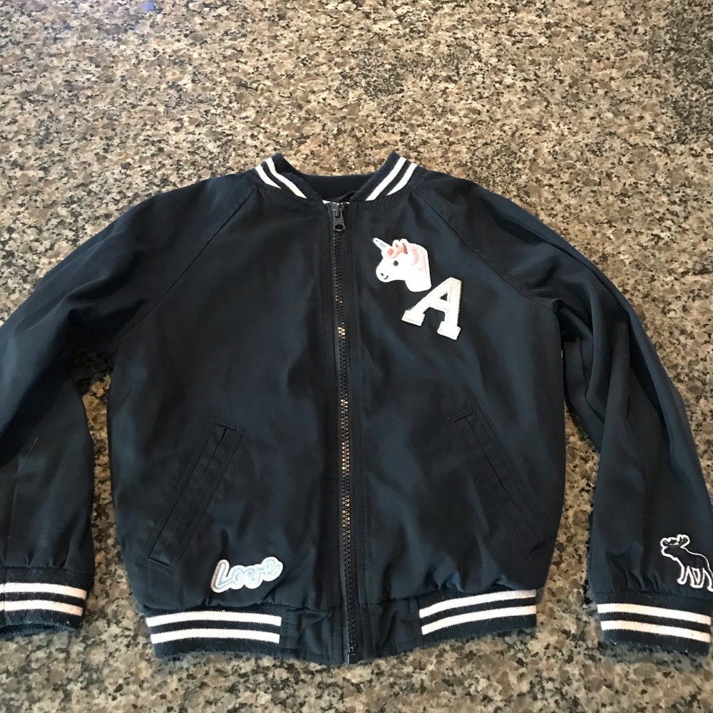Lined Abercrombie Varsity Jacket